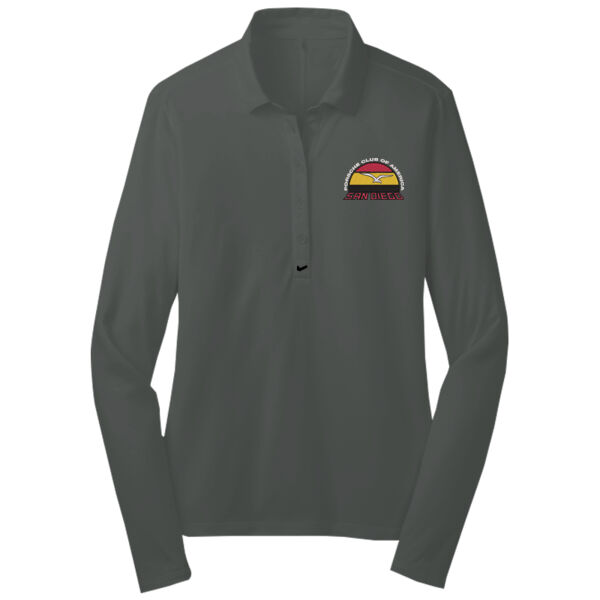 Nike Ladies Long Sleeve Dri-FIT Stretch Tech Polo Thumbnail