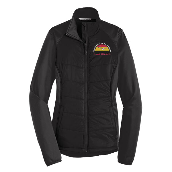 Ladies Hybrid Soft Shell Jacket Thumbnail